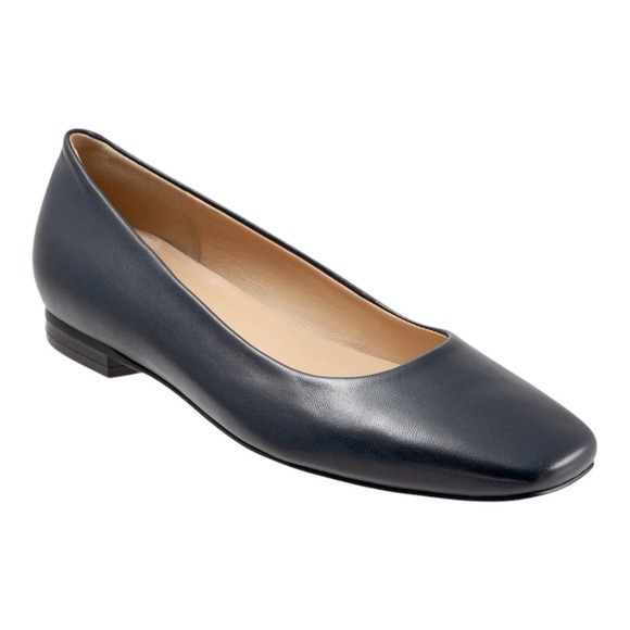 Trotters Shoes - Trotters Honor Women's Slip On Shoes Navy Blue 9.5W Wide Comfort NEW